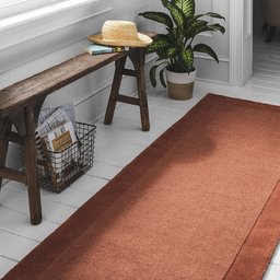 Amazon Brand – Stone & Beam Contemporary Mode Tone Wool Runner Rug, 2' 6