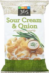 365 Everyday Value, Potato Chips, Sour Cream & Onion, 10 oz