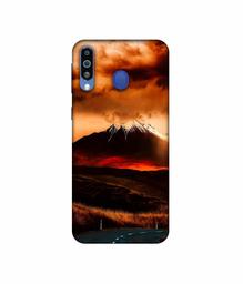 Amazon Brand - Solimo Designer Volcano 3D Printed Hard Back Case Mobile Cover for Samsung Galaxy M21