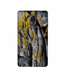 Amazon Brand - Solimo Designer Rock Texture 3D Printed Hard Back Case Mobile Cover for Samsung Galaxy Note 4