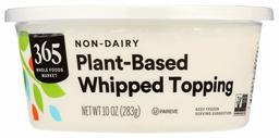 365 by Whole Foods Market, Frozen Non-Dairy Plant-Based Whipped Topping, 10 Ounce