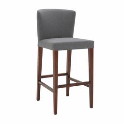 Amazon Brand – Rivet Eli Modern Curved-Back Barstool, 42.1