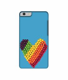 Amazon Brand - Solimo Designer Ball Heart 3D Printed Hard Back Case Mobile Cover for Micromax Canvas Knight 2 E471