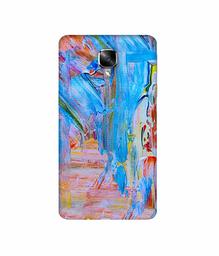 Amazon Brand - Solimo Designer Light Multicolor Canvas 3D Printed Hard Back Case Mobile Cover for OnePlus 3 / OnePlus 3T