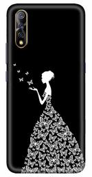 Amazon Brand - Solimo Designer Girl Design 3D Printed Hard Back Case Mobile Cover for Vivo S1