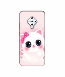 Amazon Brand - Solimo Designer Babby Kitty 3D Printed Hard Back Case Mobile Cover for Vivo S1 Pro