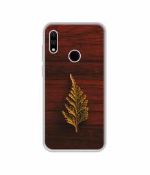 Amazon Brand - Solimo Designer Leaf on Wood UV Printed Soft Back Case Mobile Cover for Micromax Ione Note