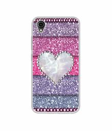 Amazon Brand - Solimo Designer Stone Heart UV Printed Soft Back Case Mobile Cover for Vivo Y90