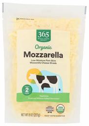 365 by Whole Foods Market, Organic Cheese Shreds, Mozzarella, 8 Ounce (Packaging May Vary)