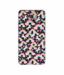 Amazon Brand - Solimo Designer Unicorn Texture 3D Printed Hard Back Case Mobile Cover for Samsung Galaxy J5 Prime