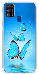 Amazon Brand - Solimo Designer Multicolor Butterfly Star Design Printed Soft Back Case Mobile Cover for Samsung Galaxy M31