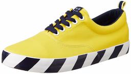 Amazon Brand - House & Shields Men's Yellow Canvas Sneakers-6 UK (40 EU) (7 US) (AZ-HS-015)