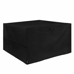 Umi. Essentials Heavy Duty Waterproof Oxford Fabric Garden Table Cover Cube 125 x 125 x 74 cm