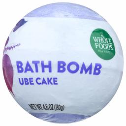 Whole Foods Market, Fizzing Bath Bomb, Ube Cake, 4.6 oz