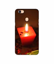 Amazon Brand - Solimo Designer Candle Light 3D Printed Hard Back Case Mobile Cover for Oppo F5