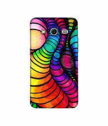 Amazon Brand - Solimo Designer Semi Circle Texture 3D Printed Hard Back Case Mobile Cover for Samsung Galaxy Core 2 G355H