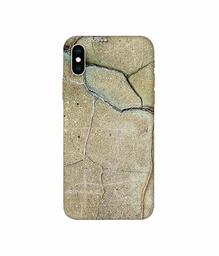 Amazon Brand - Solimo Designer Creaks on Wall 3D Printed Hard Back Case Mobile Cover for Apple iPhone Xs Max