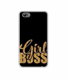 Amazon Brand - Solimo Designer Sparkle Girl Boss UV Printed Soft Back Case Mobile Cover for Vivo Y71