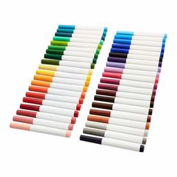 AmazonBasics Broad Line Washable Markers, 40 Colors