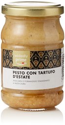 Marque Amazon - Wickedly Prime - Pesto à la Truffe Noire d'Eté  190 g