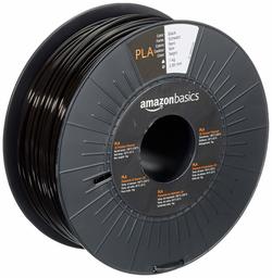 2,85 mm AmazonBasics PLA 3D-printerfilament, 2,85 mm, zwart, 1 kg spoel