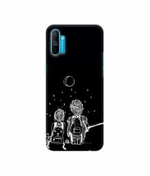 Amazon Brand - Solimo Designer Couples Sitting at Park 3D Printed Hard Back Case Mobile Cover for Realme C3