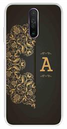 Amazon Brand - Solimo Designer Multicolor Black Pattern Alphabet-A Printed Soft Back Case Mobile Cover for Poco X2 / Xiaomi Redmi K30