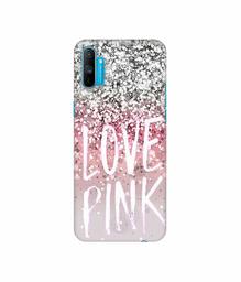 Amazon Brand - Solimo Designer Love Pink 3D Printed Hard Back Case Mobile Cover for Realme C3