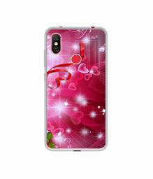 Amazon Brand - Solimo Designer Love UV Printed Soft Back Case Mobile Cover for Redmi Note 6 Pro