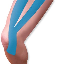 WellWear Kinesiology Tape Synthetic Y Strips, Blue