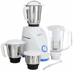 AmazonBasics Elite 750W Mixer Grinder with 3 Stainless Steel Jar + 1 Juicer Jar