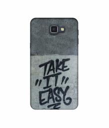 Amazon Brand - Solimo Designer Take It Easy UV Printed Soft Back Case Mobile Cover for Samsung Galaxy J5 Prime