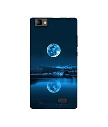 Amazon Brand - Solimo Designer Moon Pattern Print UV Printed Soft Back Case Mobile Cover for Lyf Wind 7