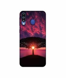 Amazon Brand - Solimo Designer Nature Digital Painting 3D Printed Hard Back Case Mobile Cover for Samsung Galaxy M21