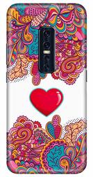 Amazon Brand - Solimo Designer Heart Design 3D Printed Hard Back Case Mobile Cover for Vivo V17 Pro