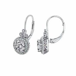 [Find] Amazon Collection Platinum Plated Sterling Silver Clear Round Cubic Zirconia bikkuzirukoniaantexi-kudoroppuiyaringu Binaural Headset for Stud Earrings jee00239 _ 120cl00qd00 