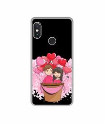 Amazon Brand - Solimo Designer Boy and Girl UV Printed Soft Back Case Mobile Cover for Mi Redmi Note 5 Pro