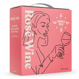 Marca Amazon - Compass Road Tempranillo Rosado, España (Bag in Box), 5L