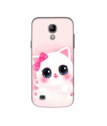 Amazon Brand - Solimo Designer Babby Kitty 3D Printed Hard Back Case Mobile Cover for Samsung Galaxy S4 Mini