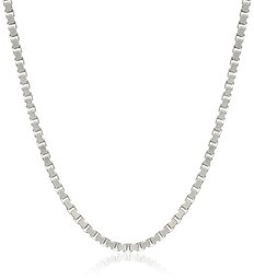 Amazon CollectionAmazon Collection Sterling Silver Italian 1.75 mm Diamond Cut Box Chain Necklace, 30