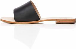 Amazon Brand - find. Women's Simple Slide Leather Sandal