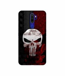 Amazon Brand - Solimo Designer Punisher Skull 3D Printed Hard Back Case Mobile Cover for Oppo A9 (2020)