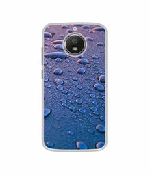 Amazon Brand - Solimo Designer Water Drops UV Printed Soft Back Case Mobile Cover for Motorola Moto G5S