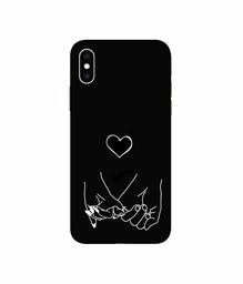 Amazon Brand - Solimo Designer Holding Hands 3D Printed Hard Back Case Mobile Cover for Apple iPhone Xs Max