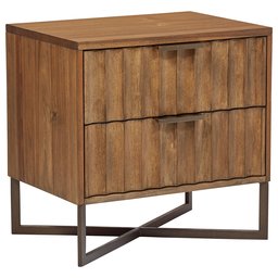 Amazon Brand – Stone & Beam Mid-Century Modern Wood Nightstand, 24