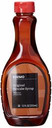 Amazon Brand - Solimo Pancake Syrup, Original Flavor, 12 FL OZ