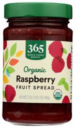 365 Everyday Value, Organic Raspberry Conserve, 17 oz