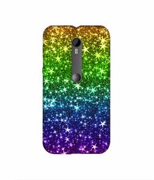 Amazon Brand - Solimo Designer Multicolor Stars 3D Printed Hard Back Case Mobile Cover for Motorola Moto G 3rd Generation