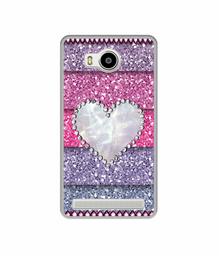 Amazon Brand - Solimo Designer Stone Heart UV Printed Soft Back Case Mobile Cover for Lenovo A7700