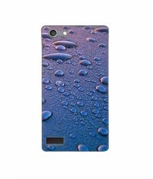 Amazon Brand - Solimo Designer Water Drops 3D Printed Hard Back Case Mobile Cover for Oppo Neo 7